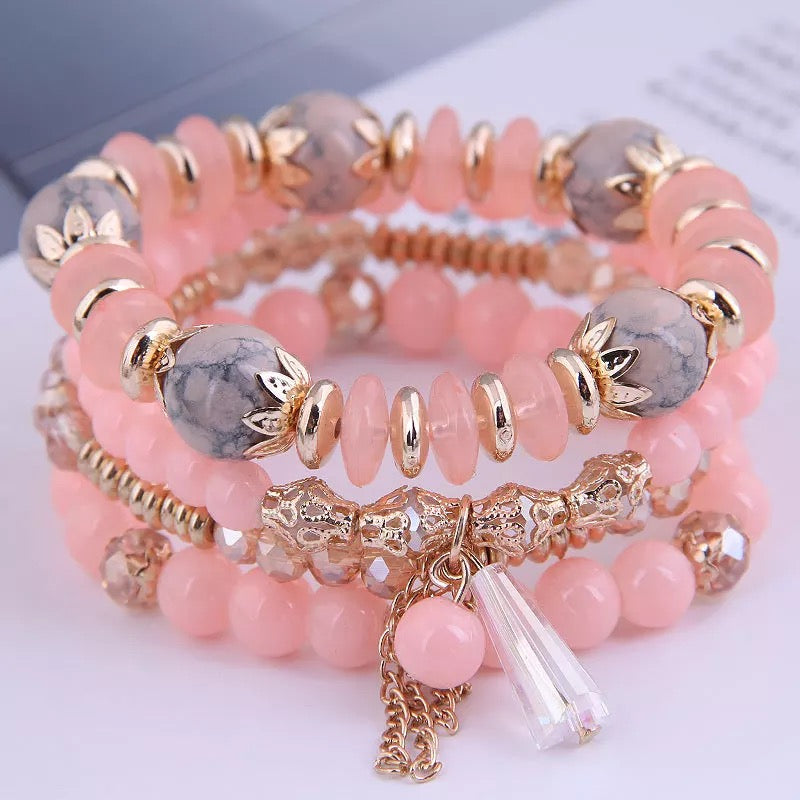 Crystal Charm Bracelets