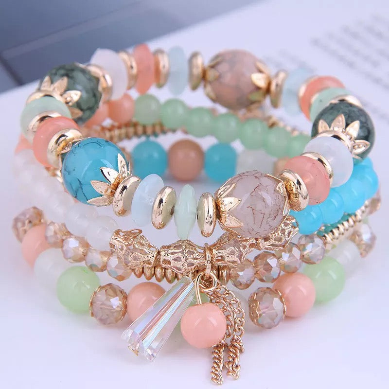 Crystal Charm Bracelets