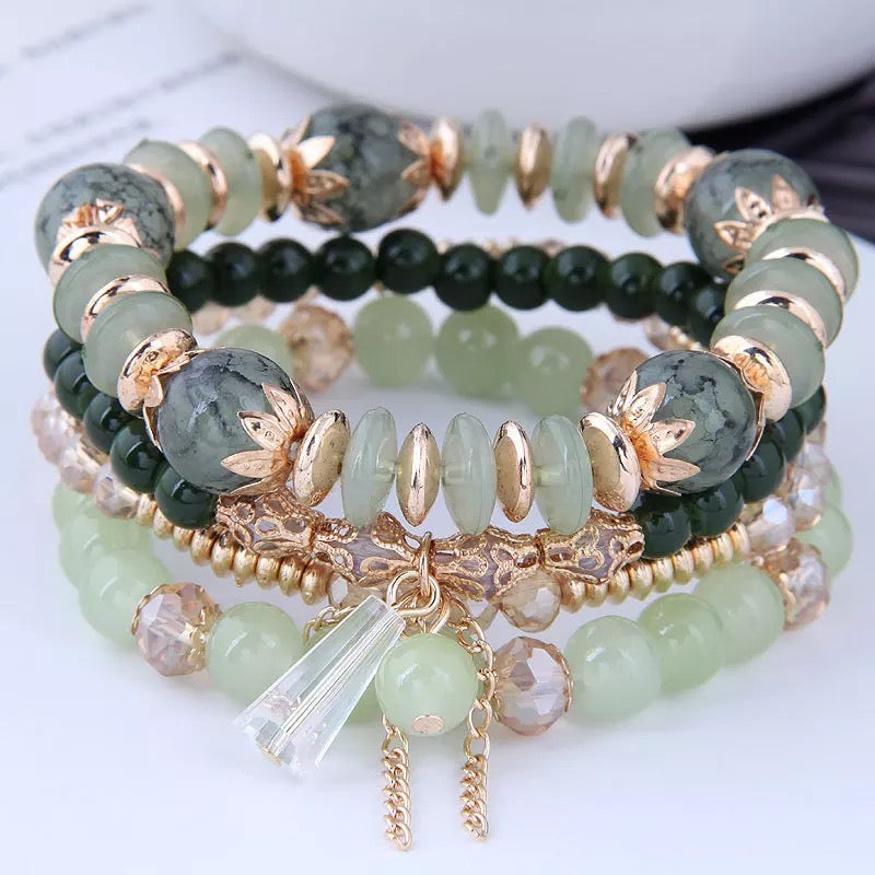 Crystal Charm Bracelets