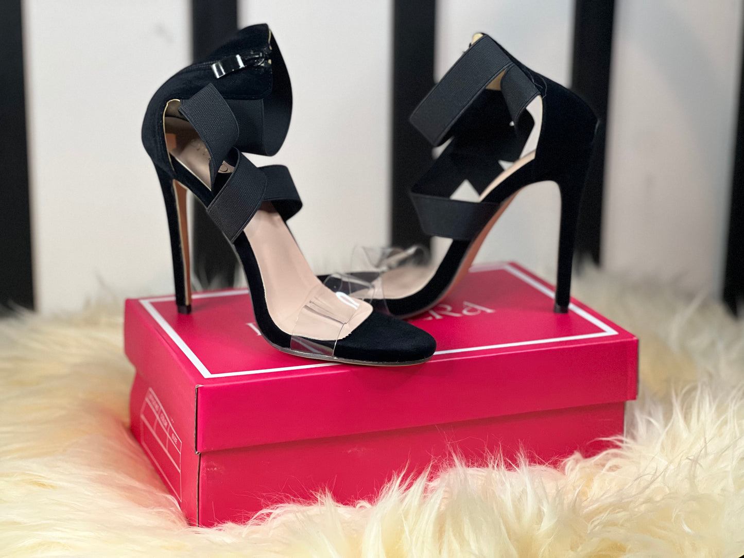 Aria Stiletto Heels Black