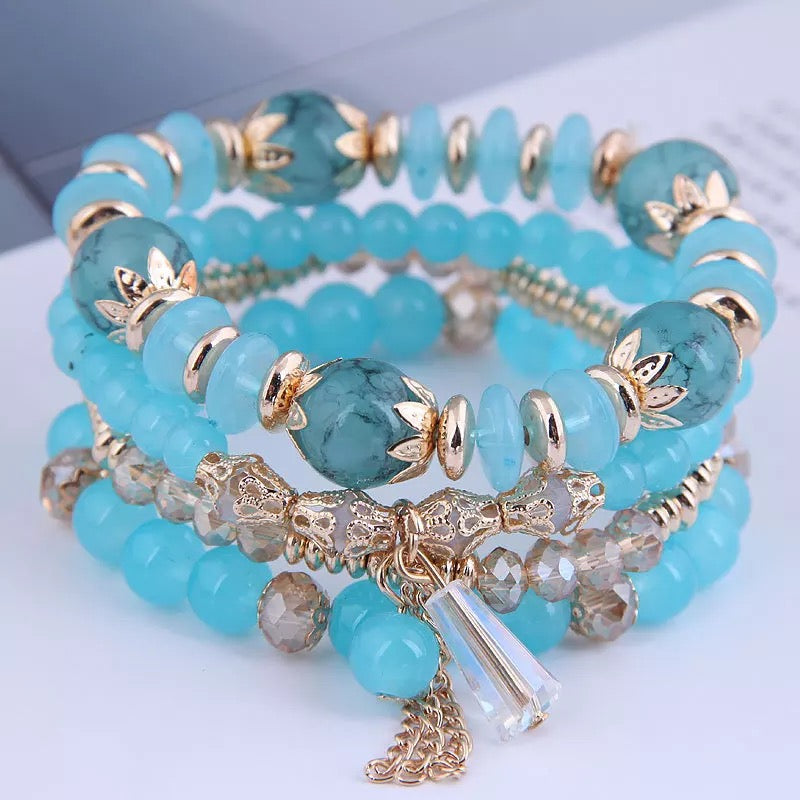 Crystal Charm Bracelets